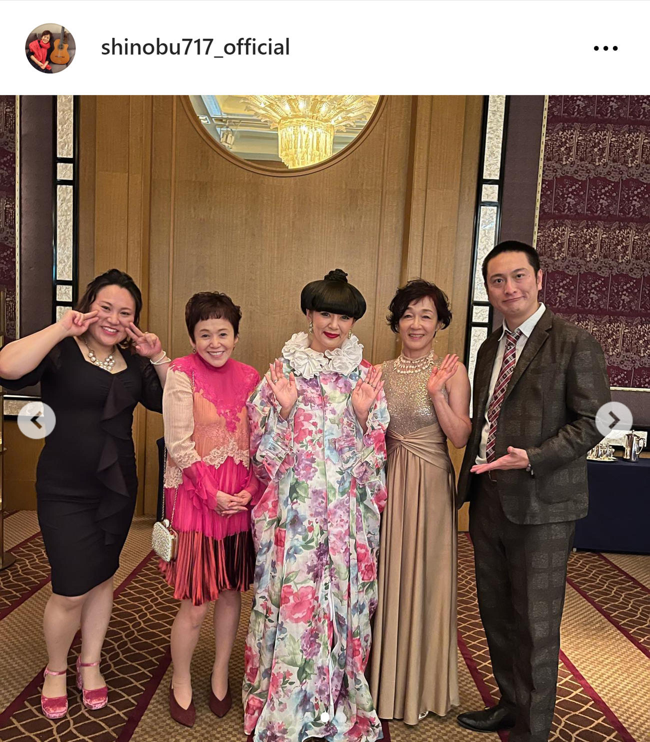 大竹しのぶのインスタグラムから