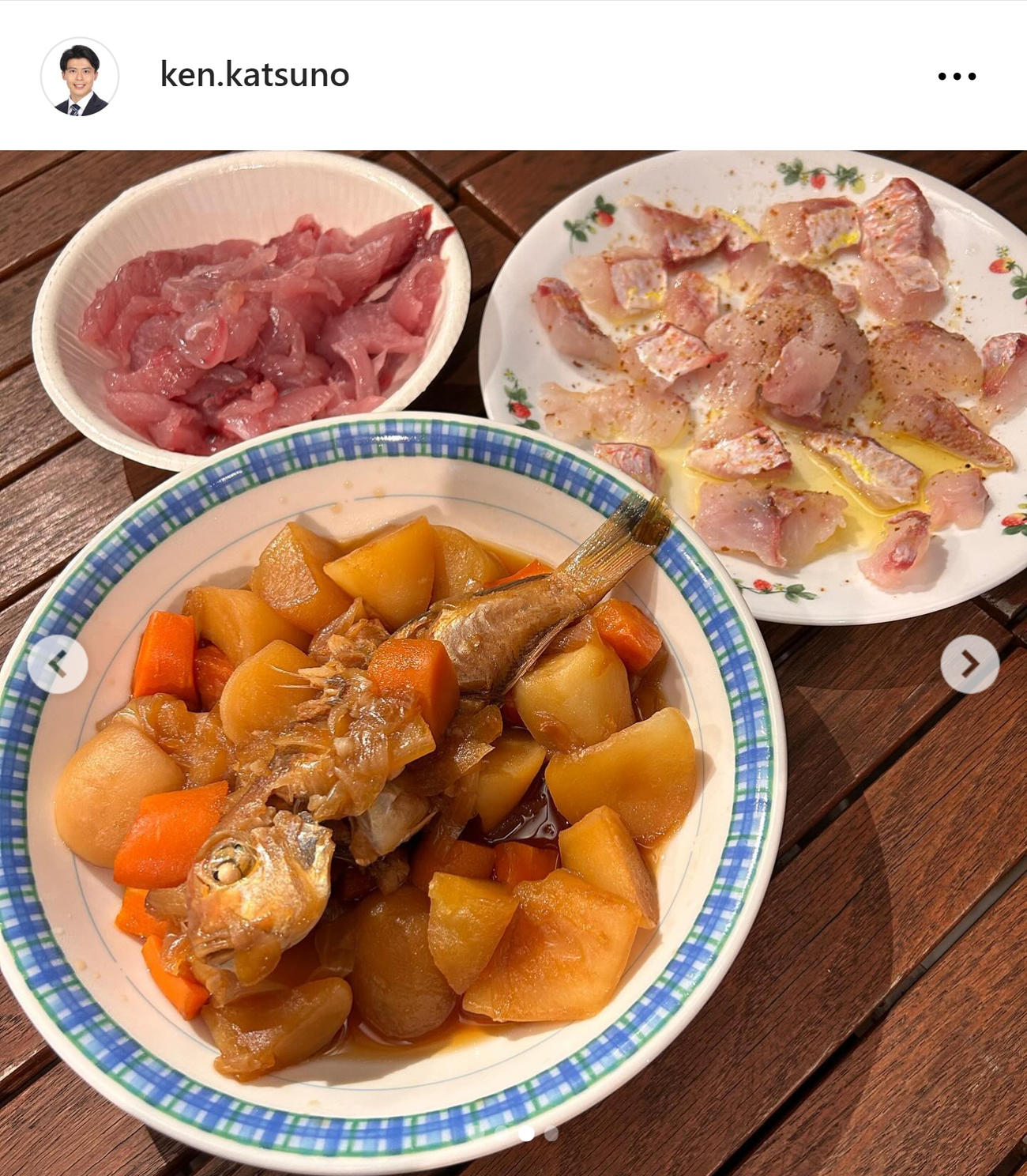 フジ勝野健アナのインスタグラムから