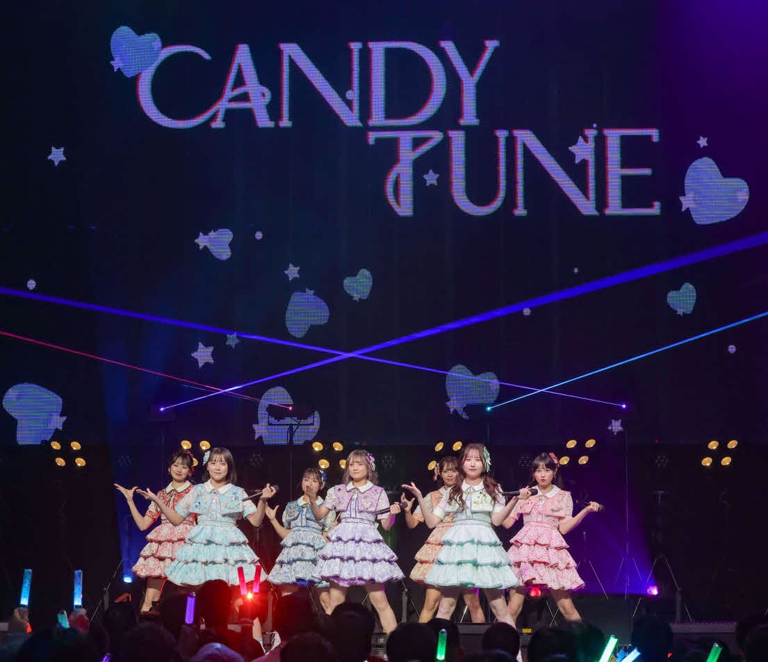 初ワンマンライブを行ったCANDY TUNE