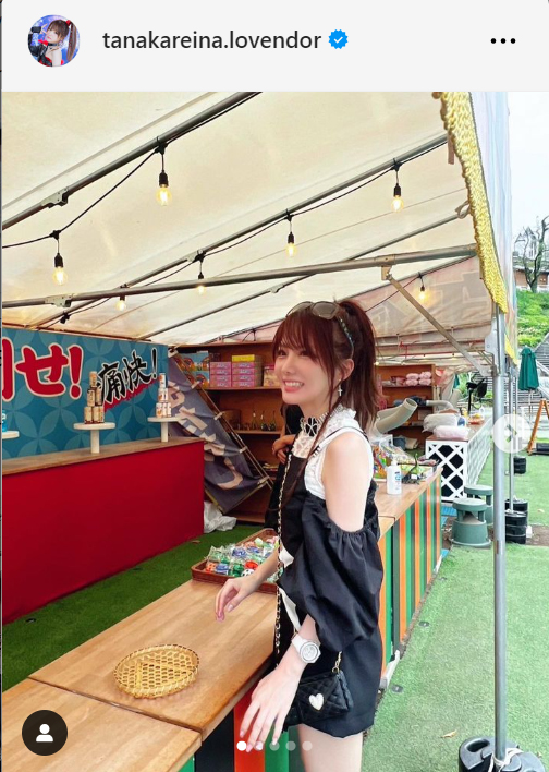 田中れいなのインスタグラムから