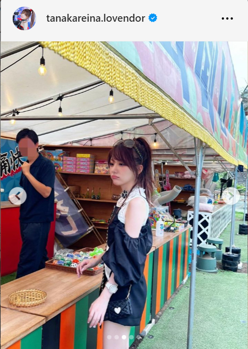 田中れいなのインスタグラムから