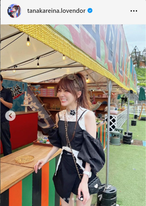 田中れいなのインスタグラムから