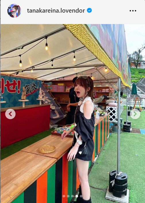 田中れいなのインスタグラムから