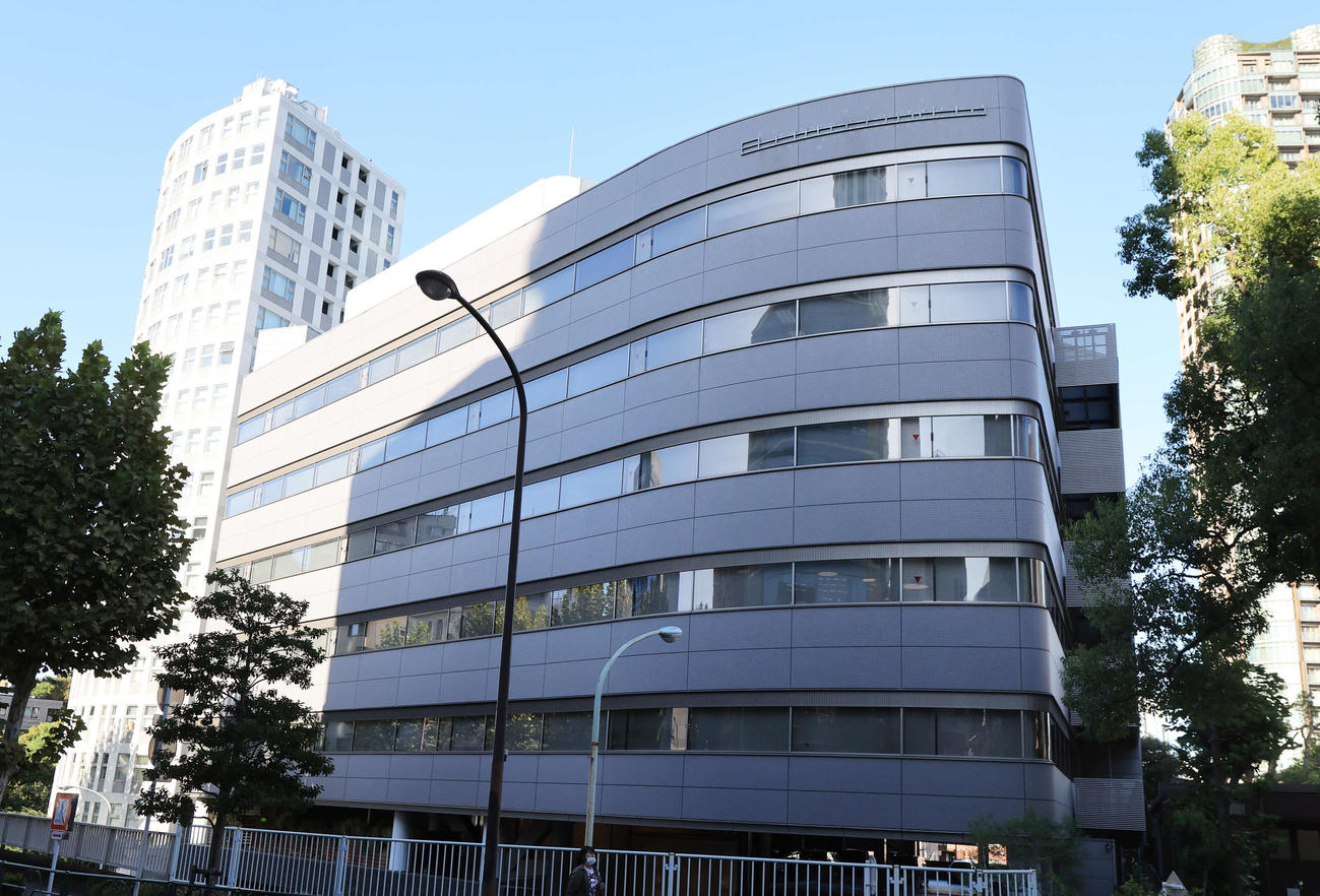旧ジャニーズ事務所本社ビル（2023年10月撮影）