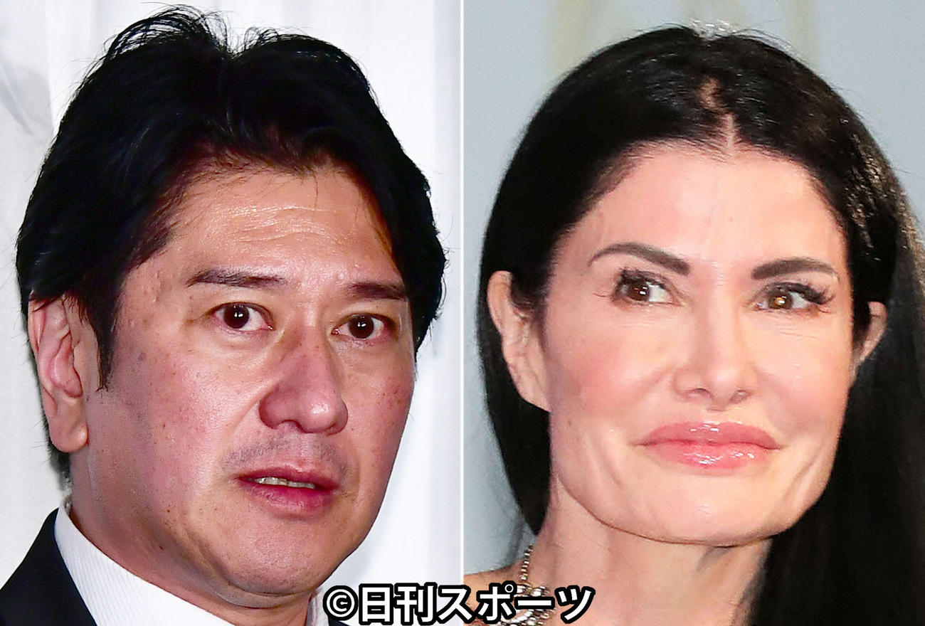 川崎麻世（左）とカイヤ
