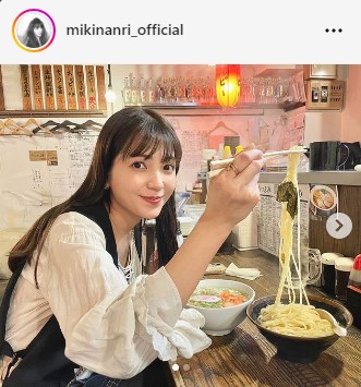 南里美希のインスタグラムから