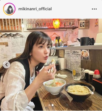 南里美希のインスタグラムから