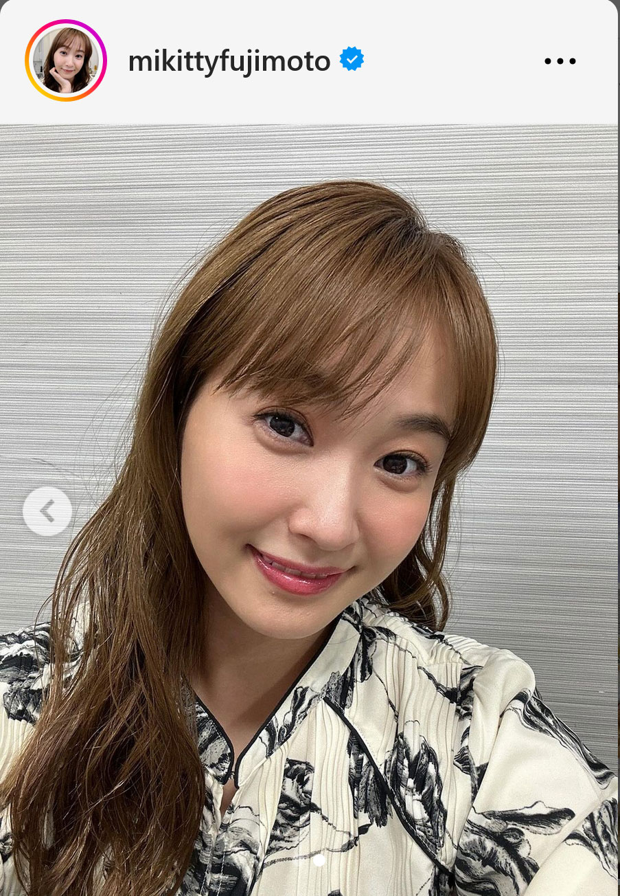 藤本美貴のインスタグラムから