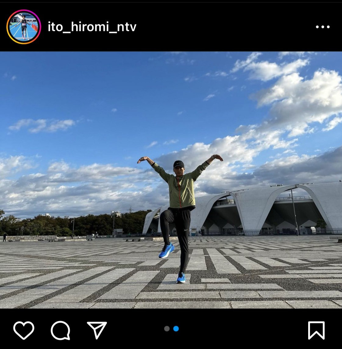 伊藤大海アナのインスタグラムから