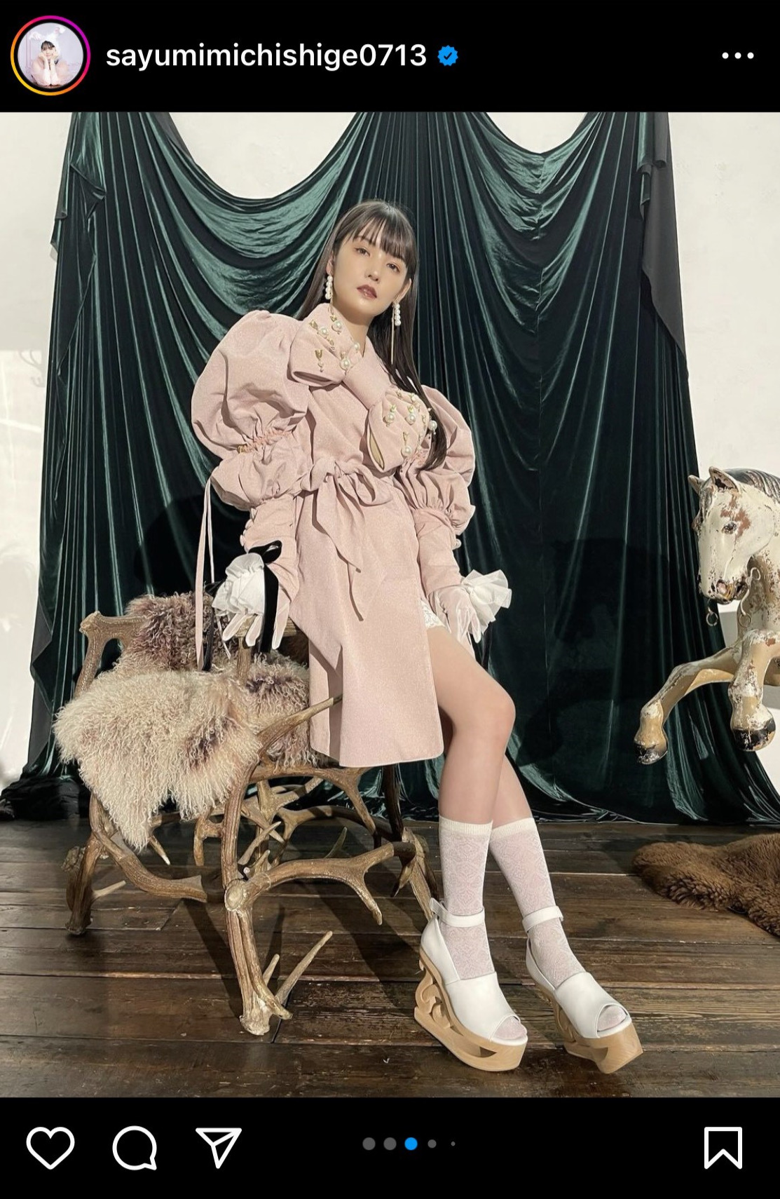 道重さゆみのインスタグラムから