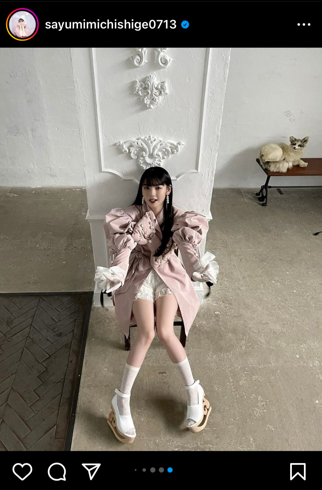 道重さゆみのインスタグラムから