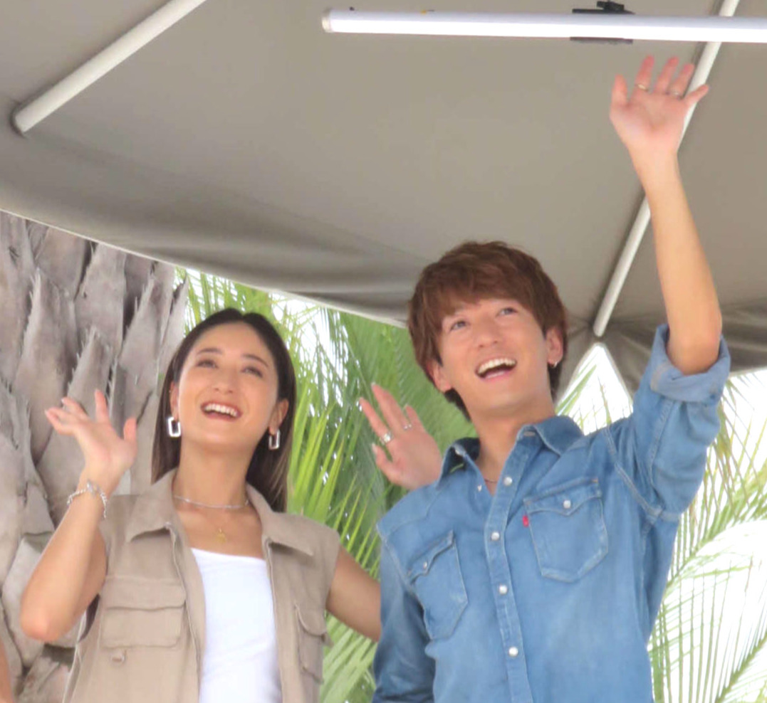 池田美優と大倉士門夫妻（2023年5月撮影）