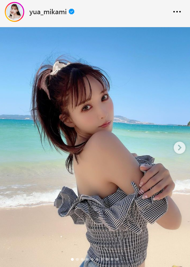 三上悠亜のインスタグラムから