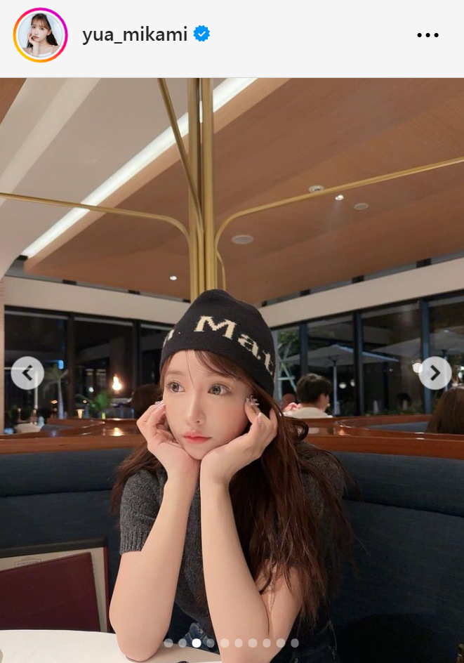 三上悠亜のインスタグラムから