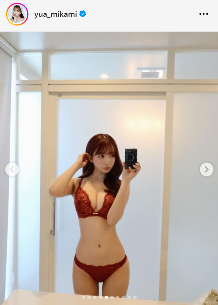 三上悠亜のインスタグラムから