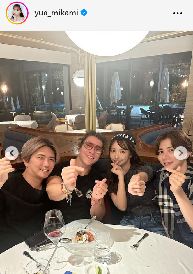 三上悠亜のインスタグラムから