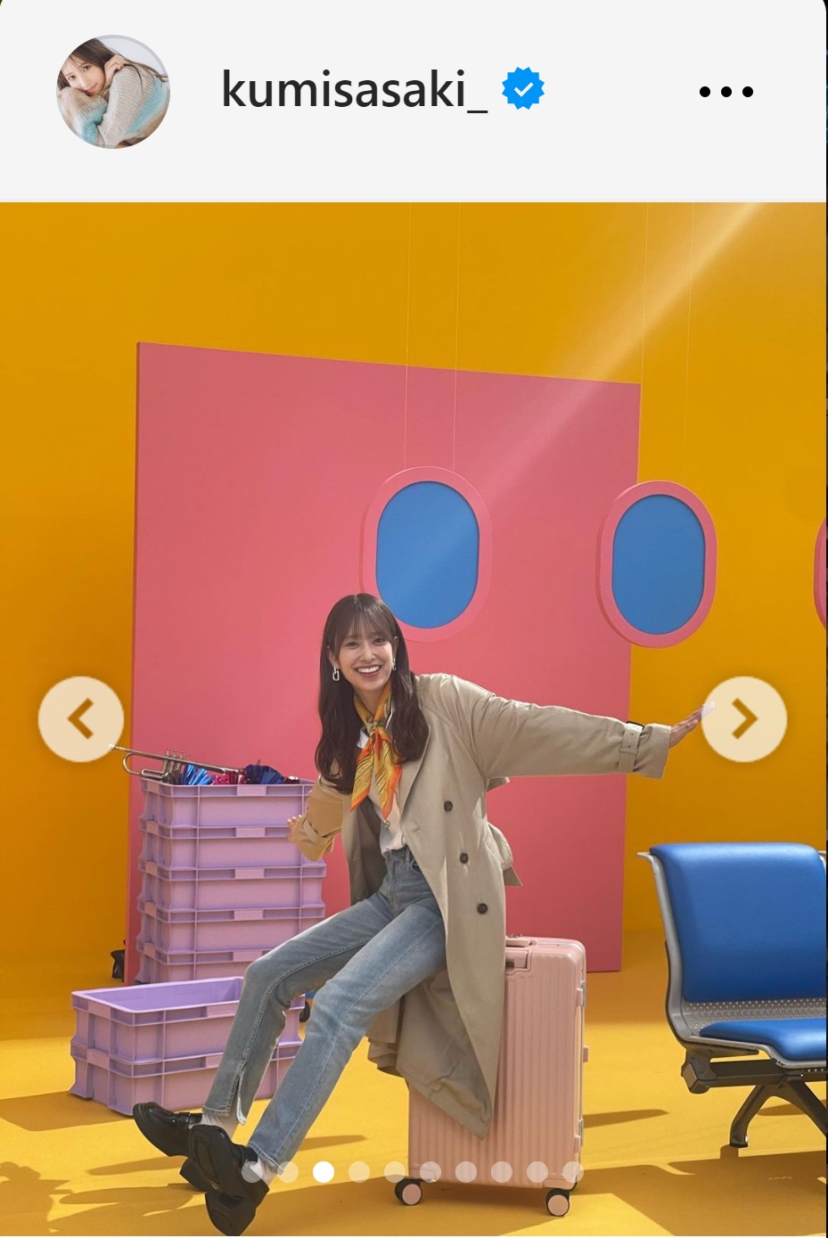 日向坂46佐々木久美のインスタグラムから