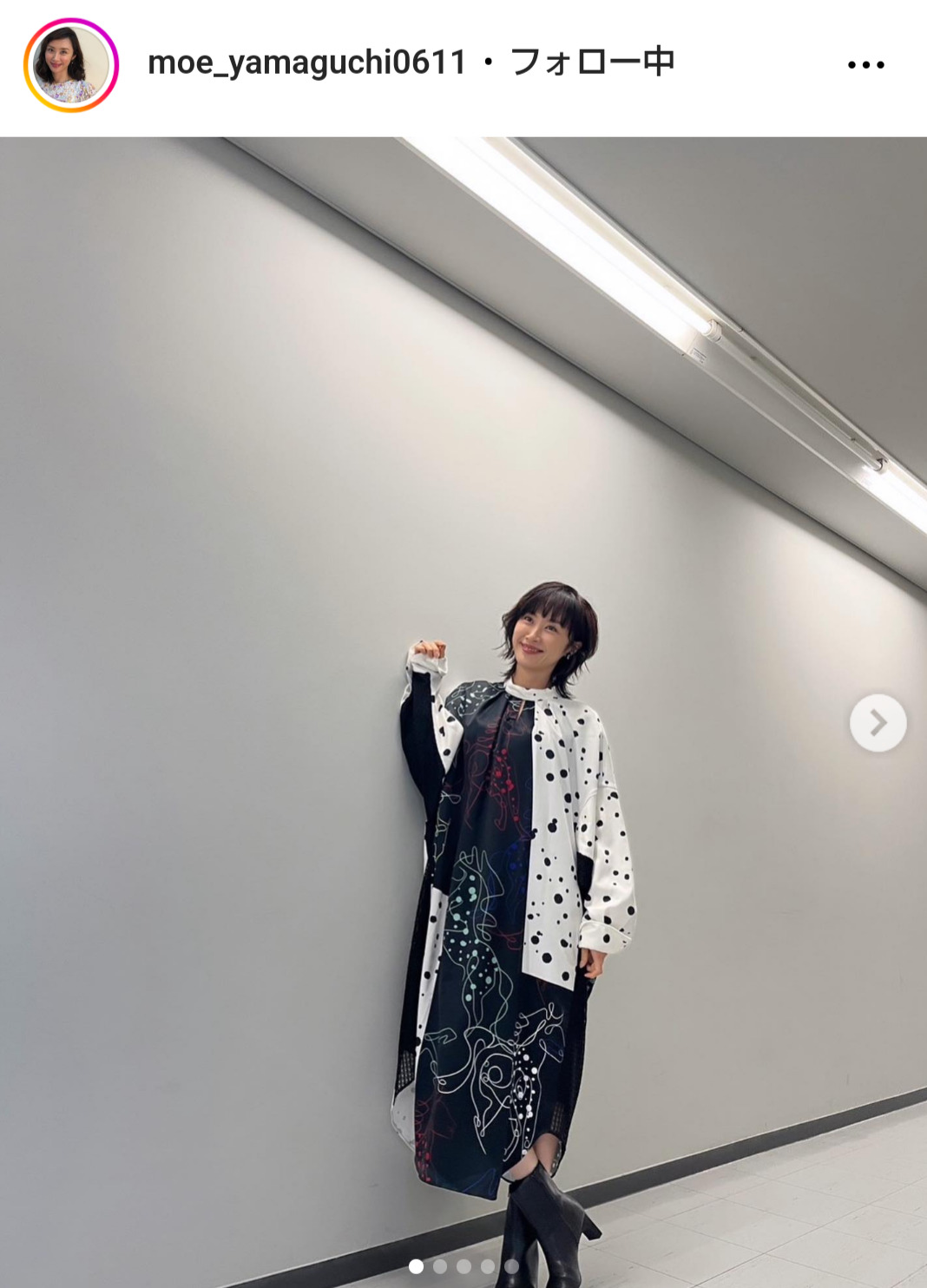 山口もえのインスタグラムから