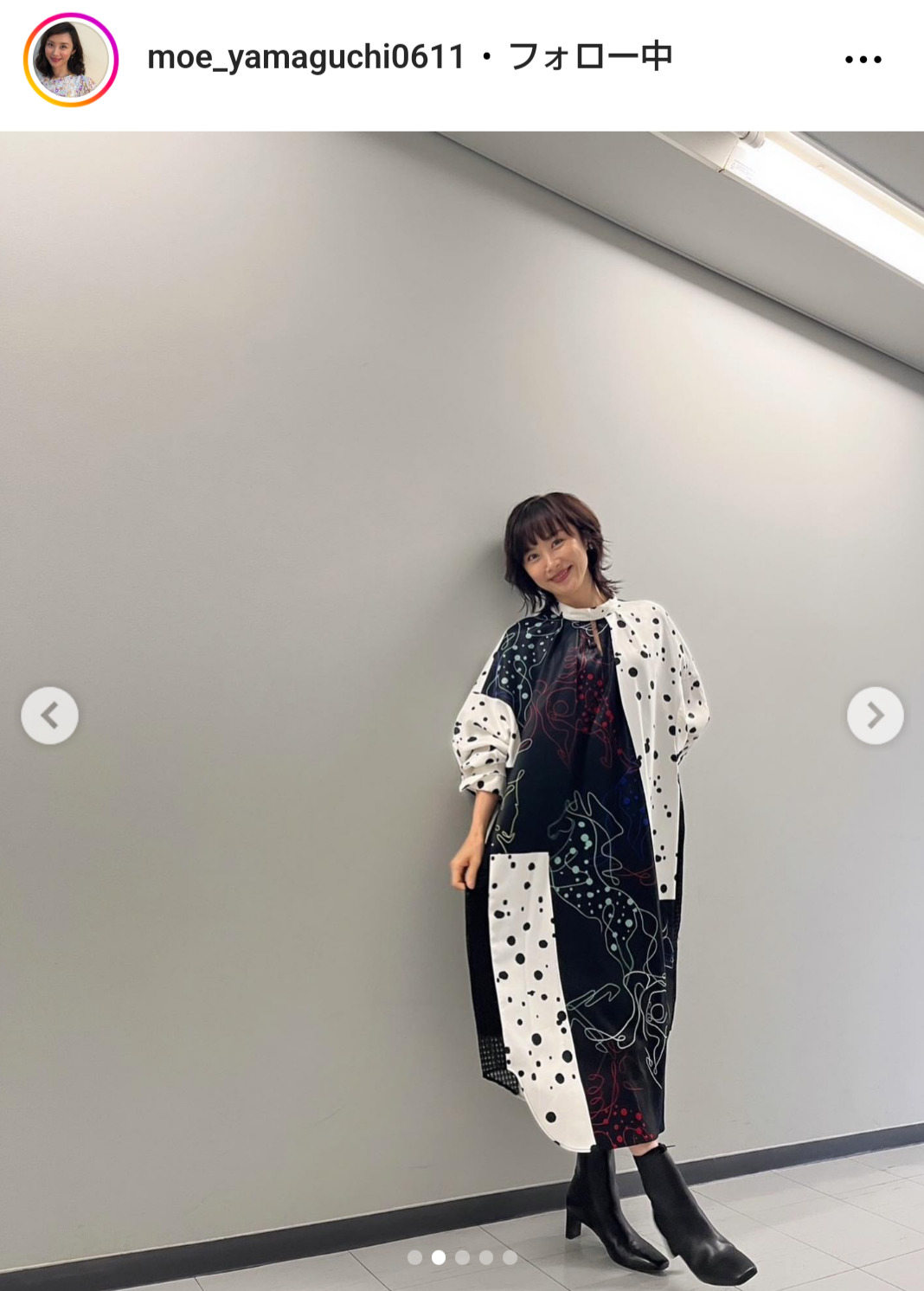 山口もえのインスタグラムから