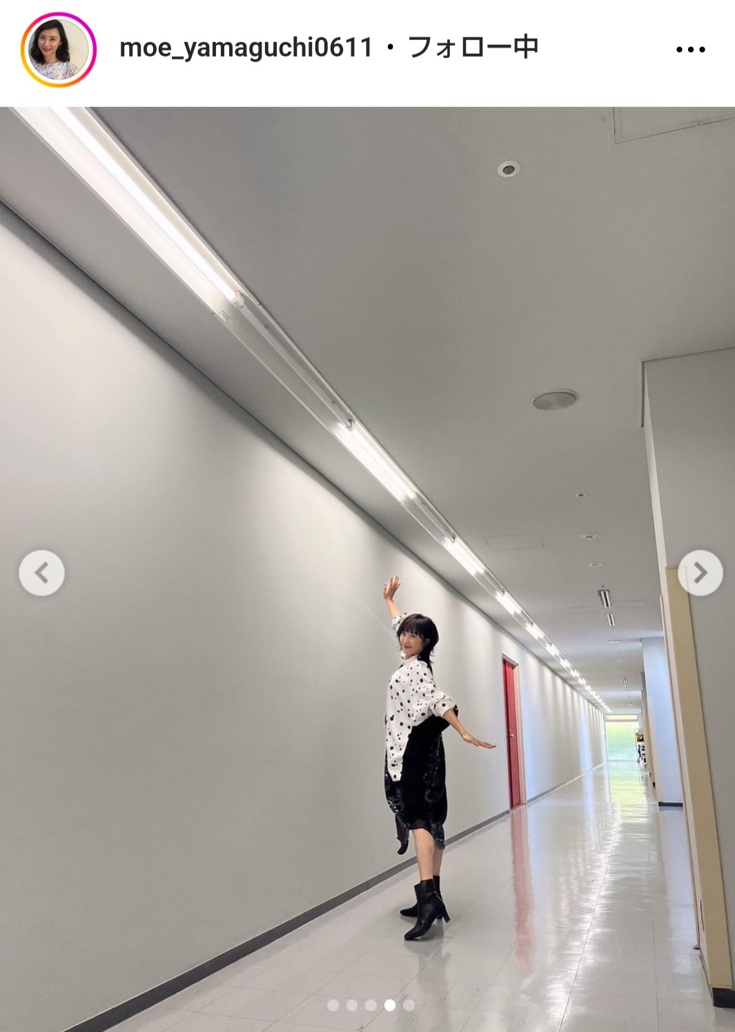 山口もえのインスタグラムから