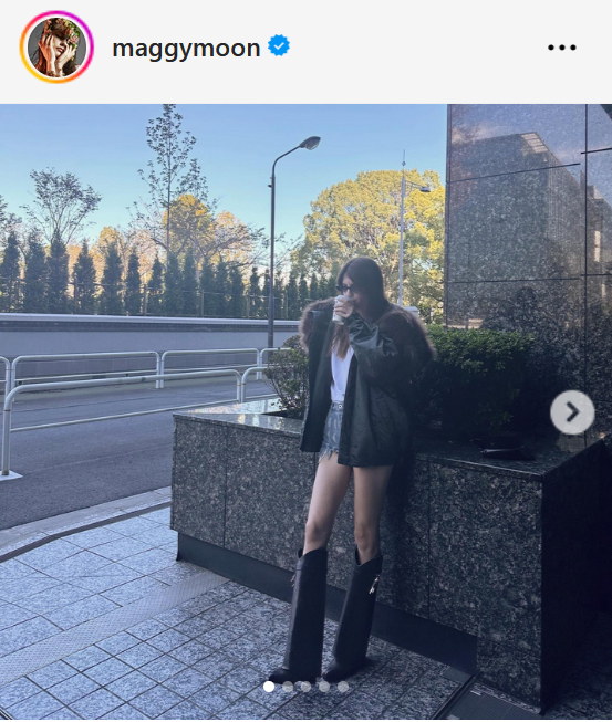 マギーのインスタグラムから