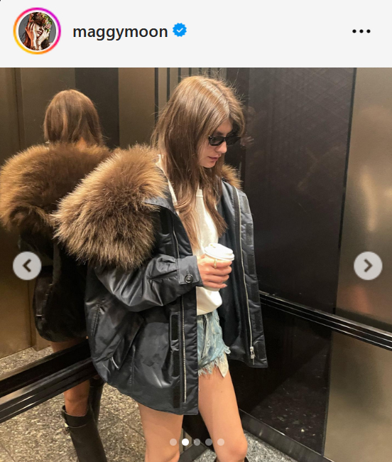 マギーのインスタグラムから