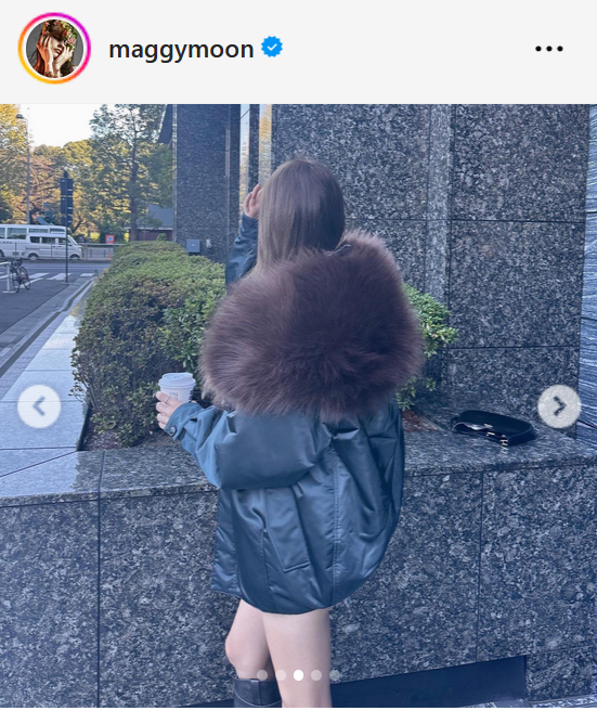 マギーのインスタグラムから