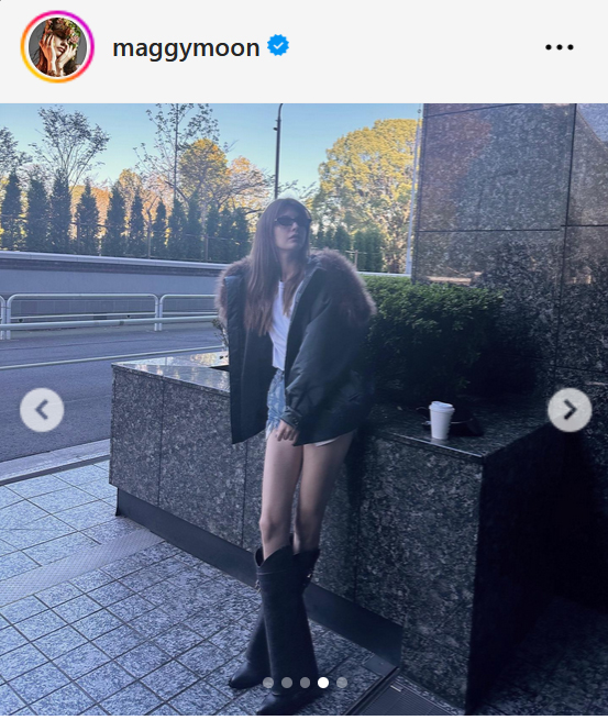 マギーのインスタグラムから