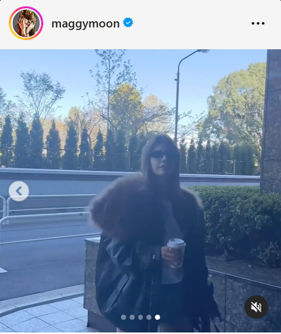 マギーのインスタグラムから
