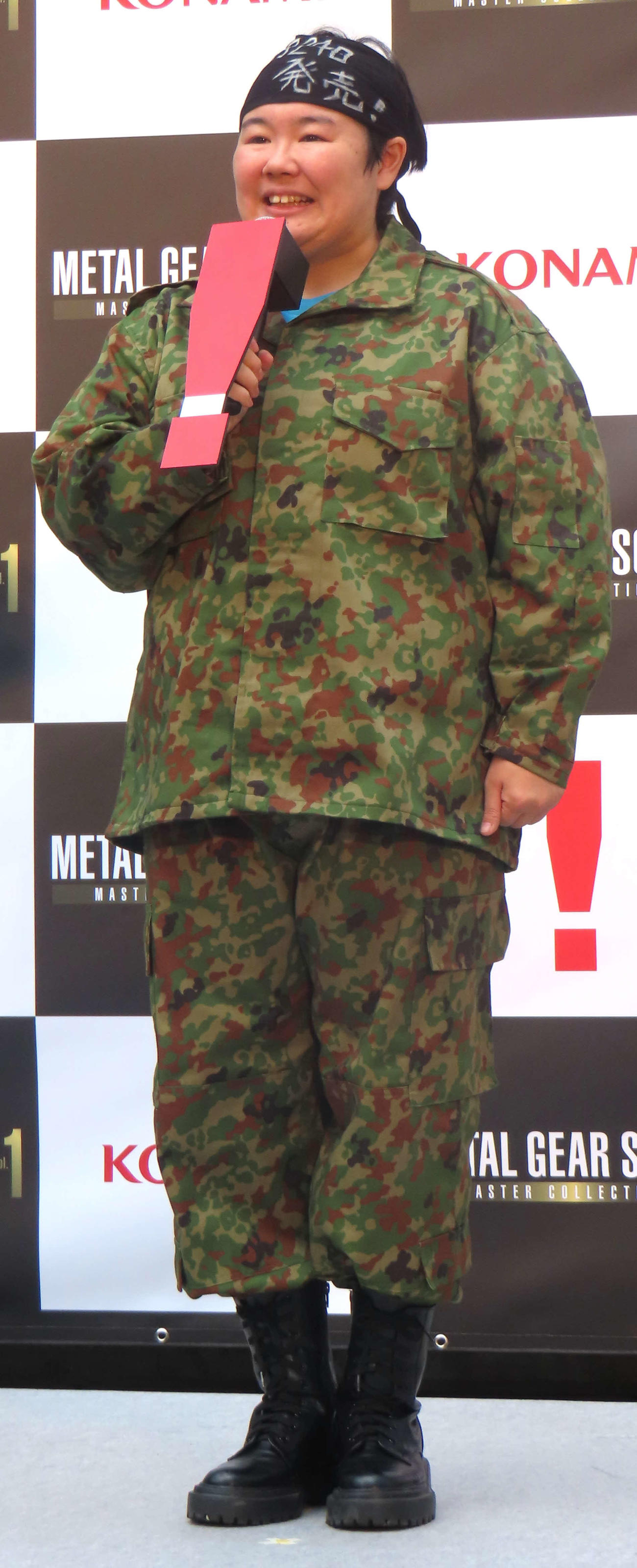 「メタルギア　ソリッド：マスターコレクションVol．1」イベントに出席したやす子