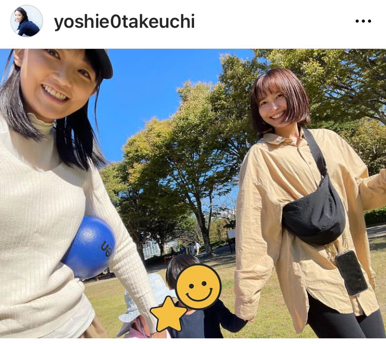 竹内由恵のインスタグラムから