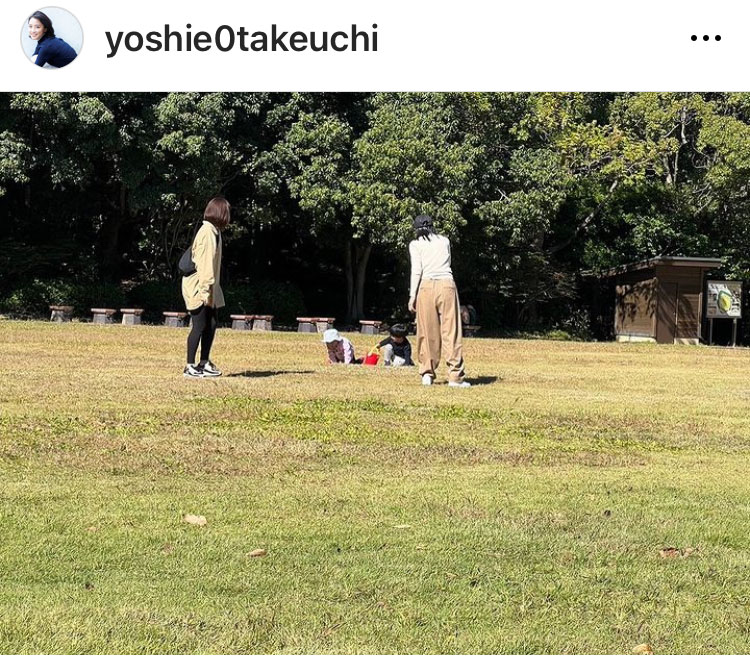 竹内由恵のインスタグラムから