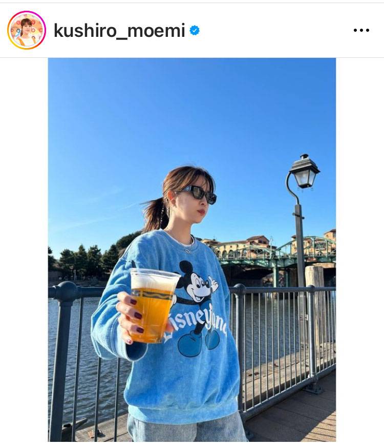 久代萌美アナのインスタグラムから