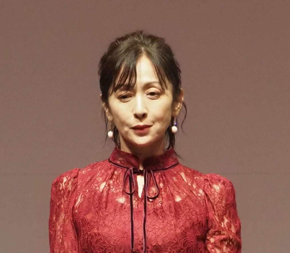 斉藤由貴（2023年10月10日撮影）