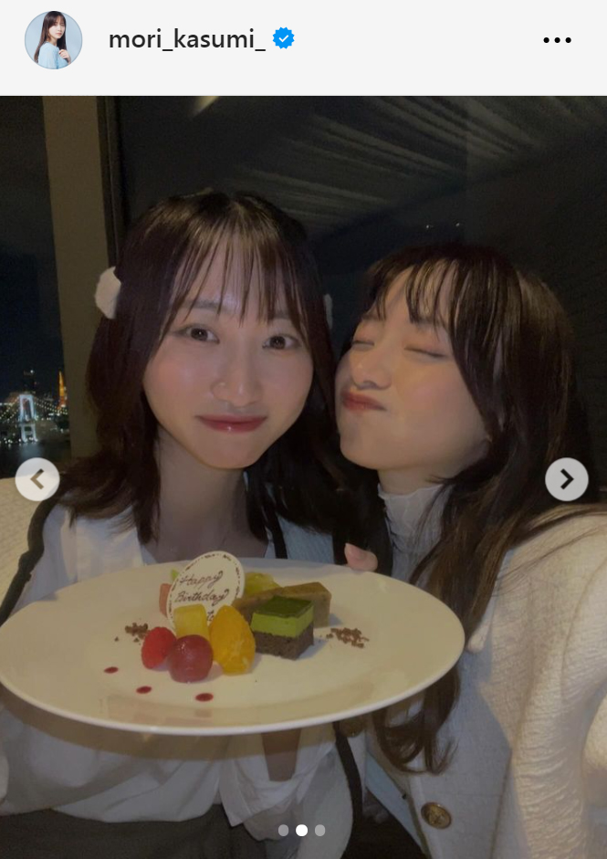 森香澄のインスタグラムから