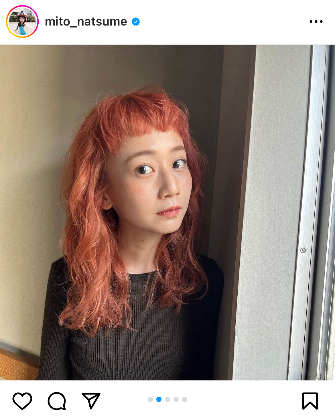 三戸なつめのインスタグラムから