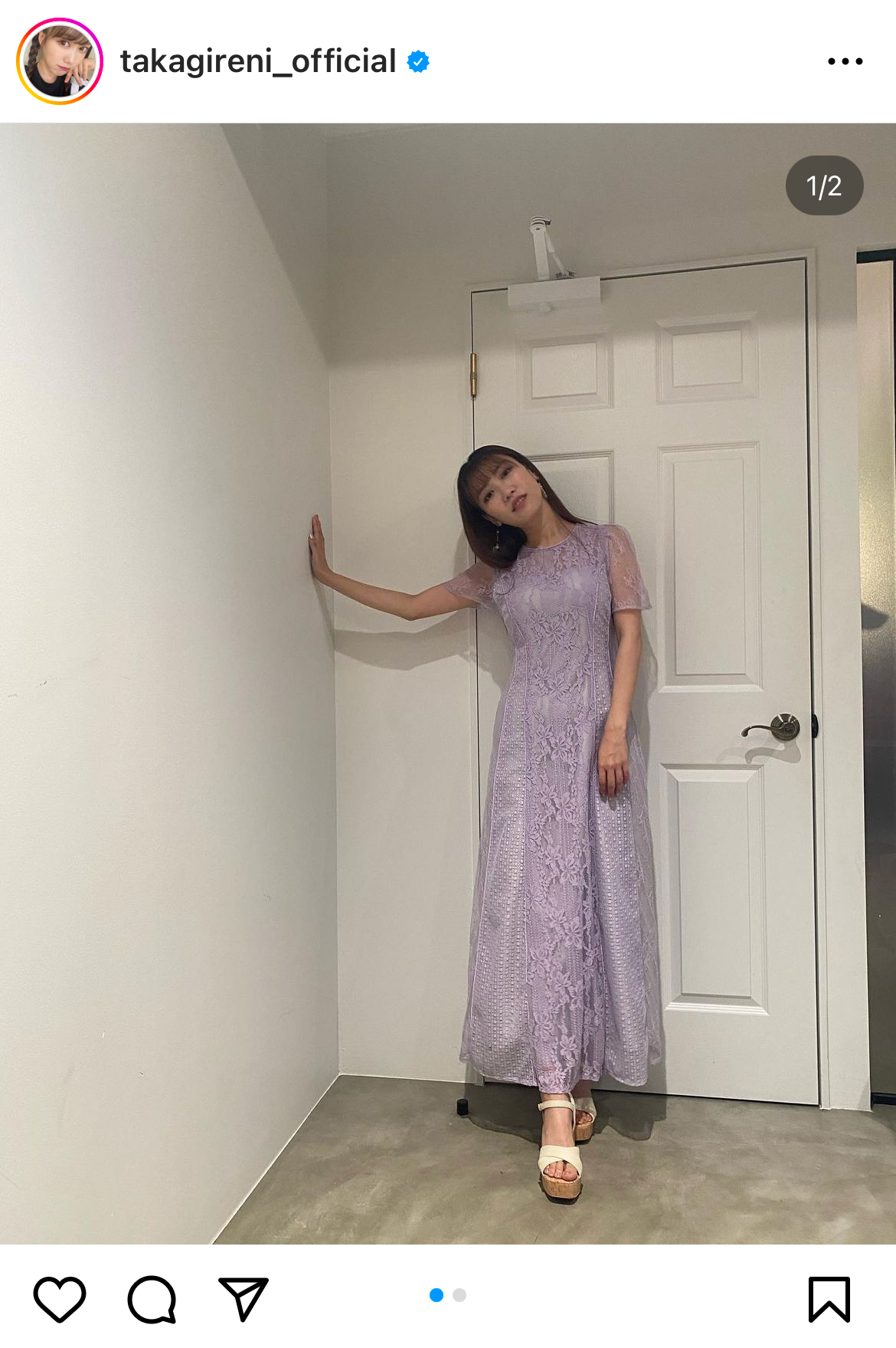 高城れにのインスタグラムから