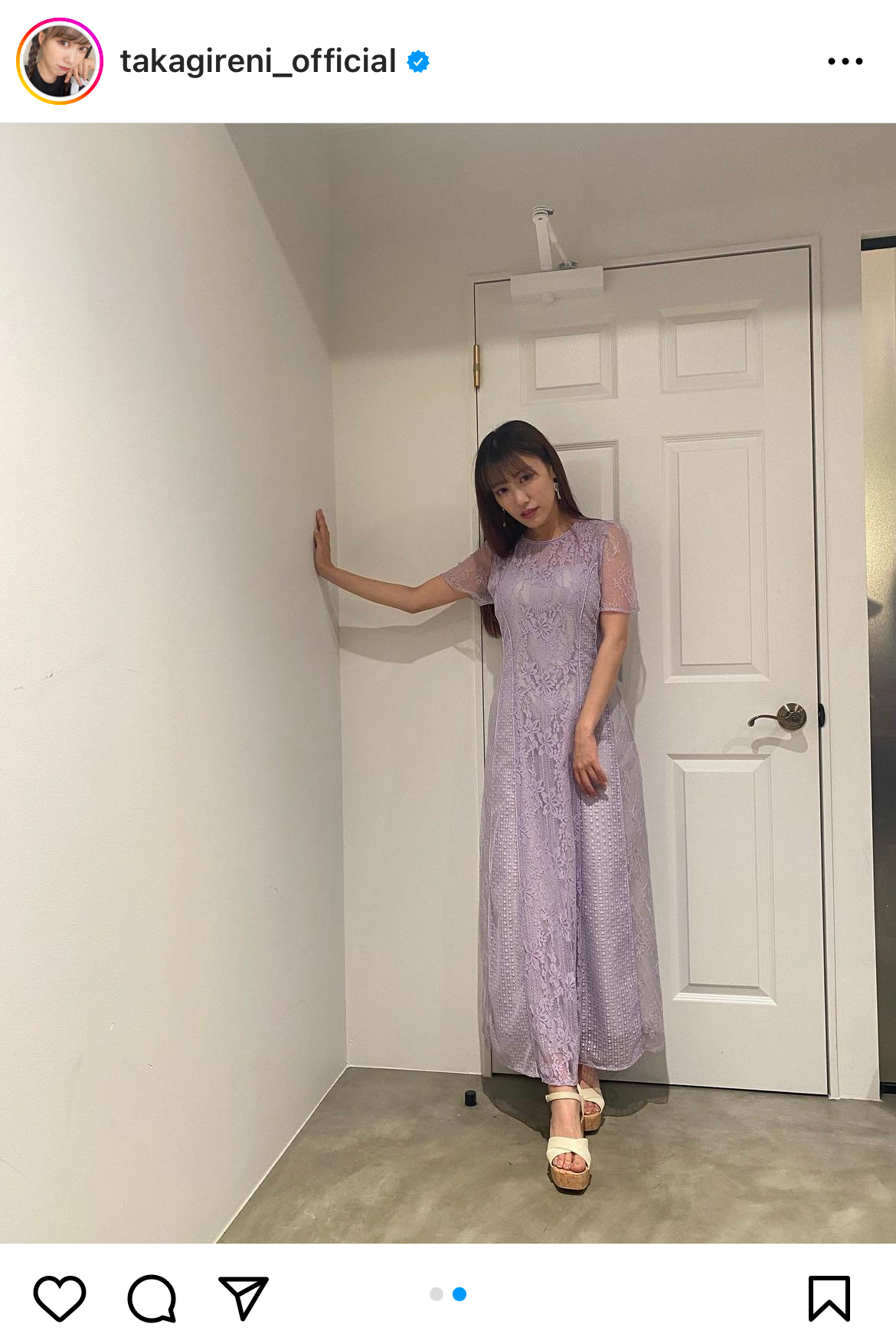 高城れにのインスタグラムから
