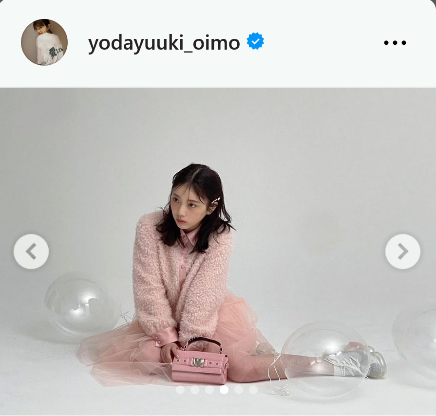 乃木坂46与田祐希のインスタグラムから