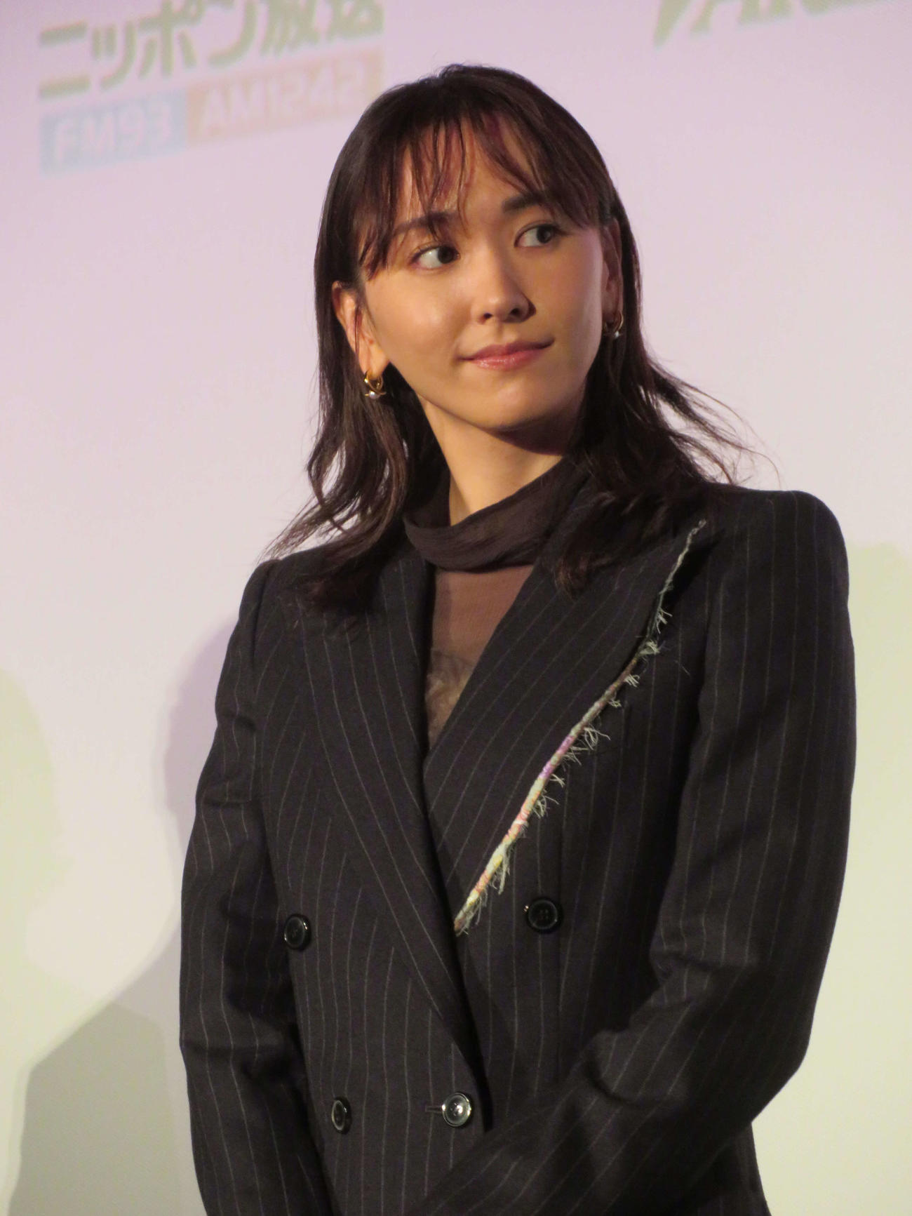 映画「正欲」東京国際映画祭ワールドプレミア上映に登壇した新垣結衣（撮影・村上幸将）