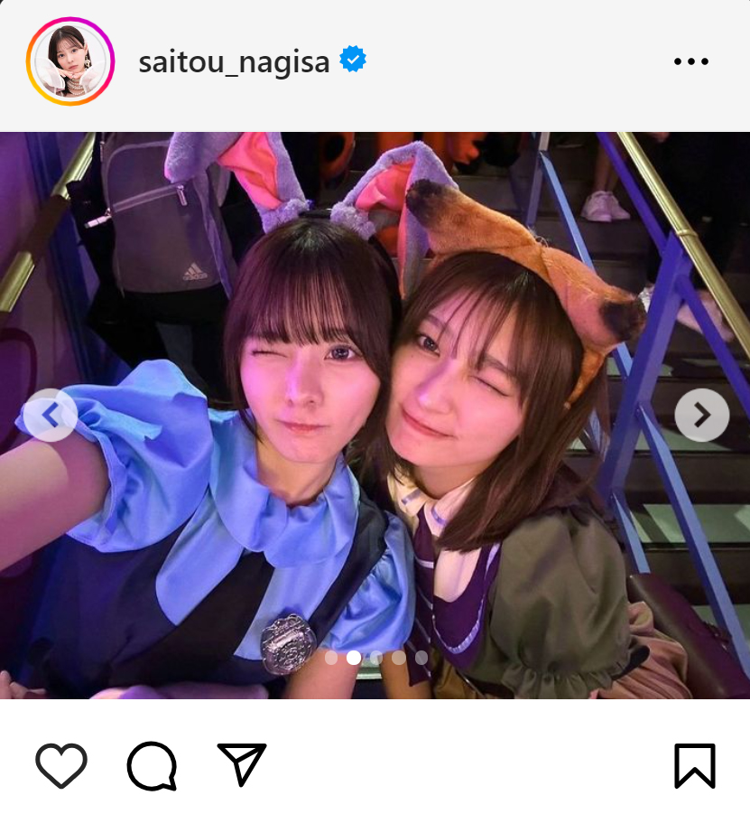 齊藤なぎさのインスタグラムから