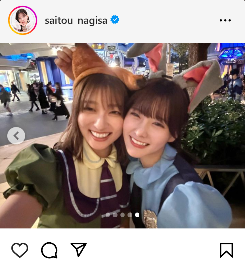 齊藤なぎさのインスタグラムから