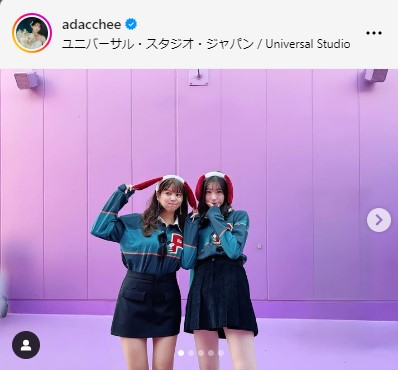 足立梨花のインスタグラムから