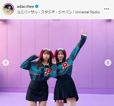足立梨花のインスタグラムから