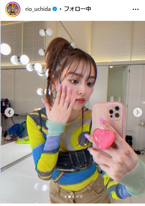 内田理央のインスタグラムから