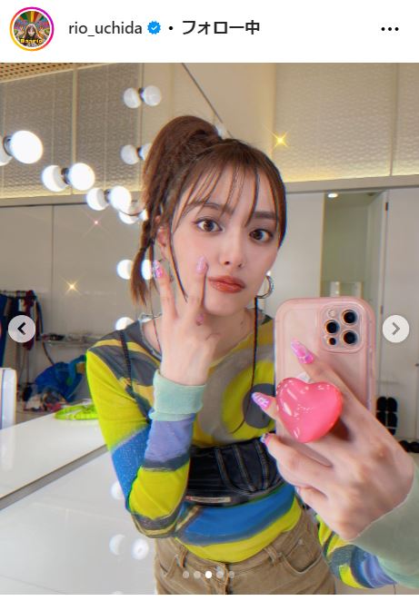 内田理央のインスタグラムから