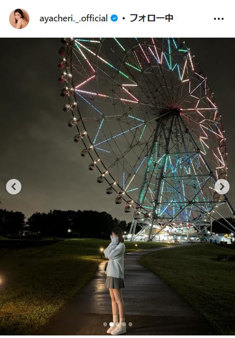 高本彩花のインスタグラムから