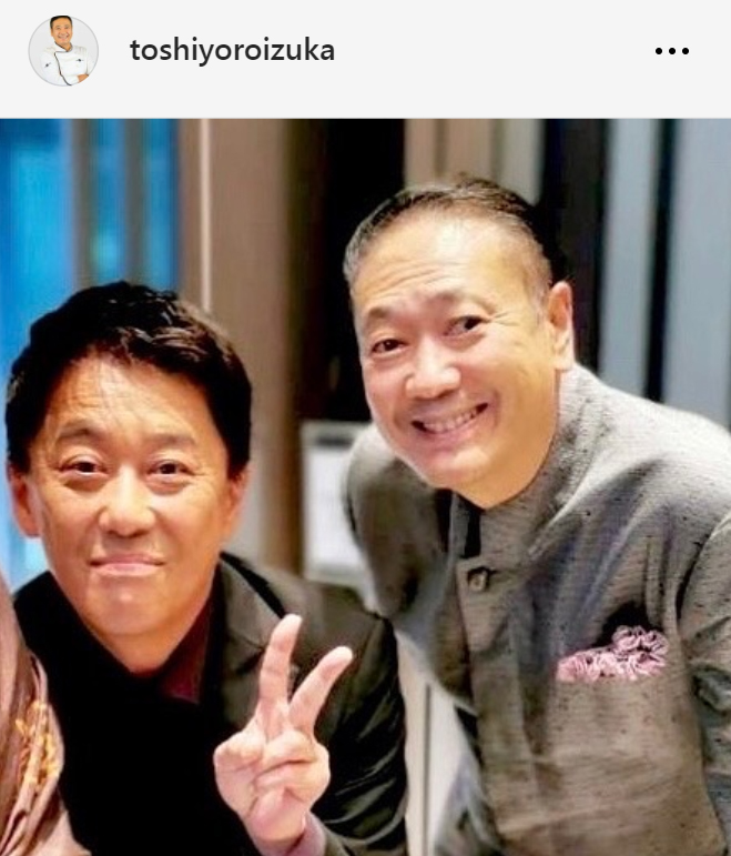 鎧塚俊彦氏のインスタグラムから