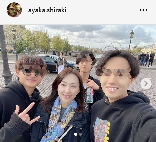 白城さやかのインスタグラムから