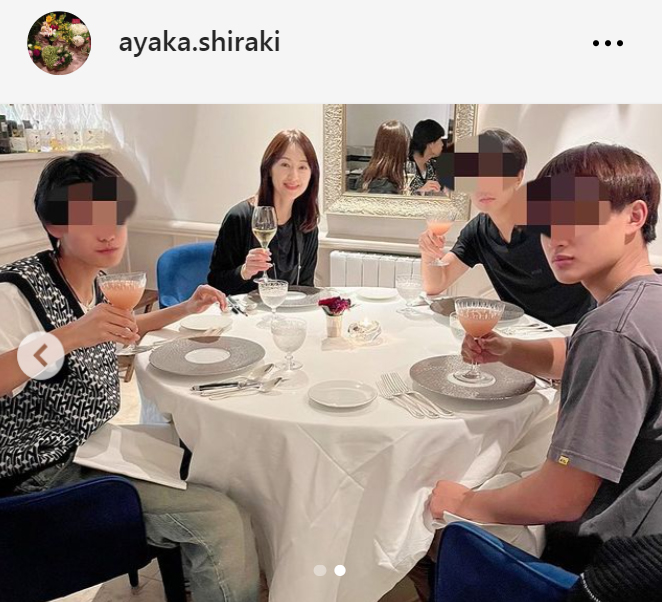 白城さやかのインスタグラムから